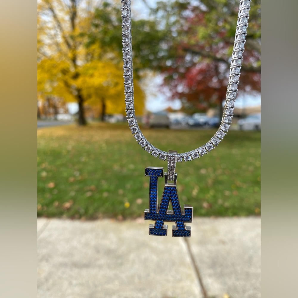 LA Dodgers 150th anniversary pendant